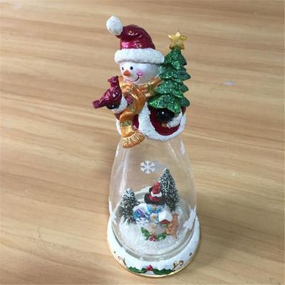 天宝好TB-0028 光影中的圣诞精灵——玻璃圣诞老人工艺品